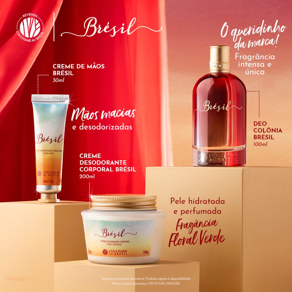 Kit Deo Colônia Bresil